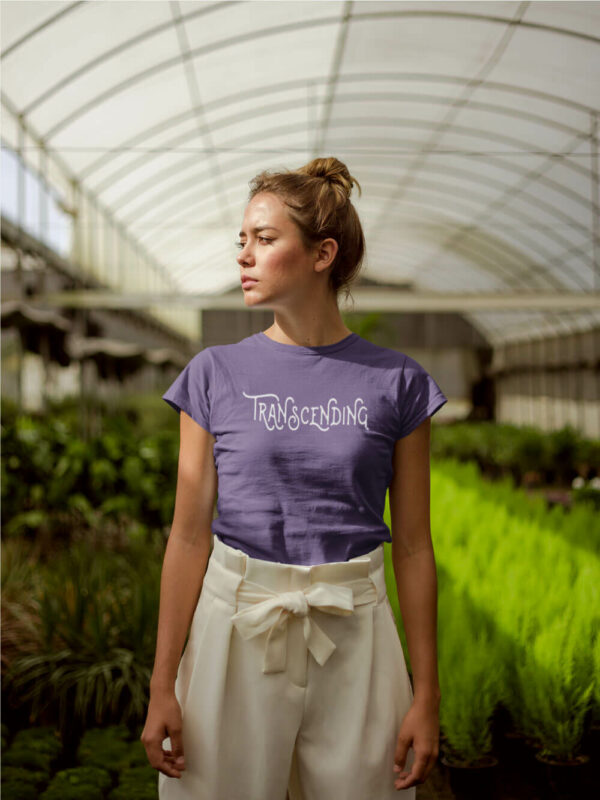 AwakeNAware.com-Awake-&-Aware-Girl-in-Green-House-Wearing-Transcending-Goddess-TShirt