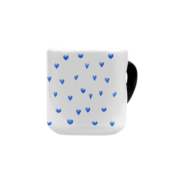 Shop AwakeNAware.com Awake & Aware Blue Heart Magic Mug Front Angle