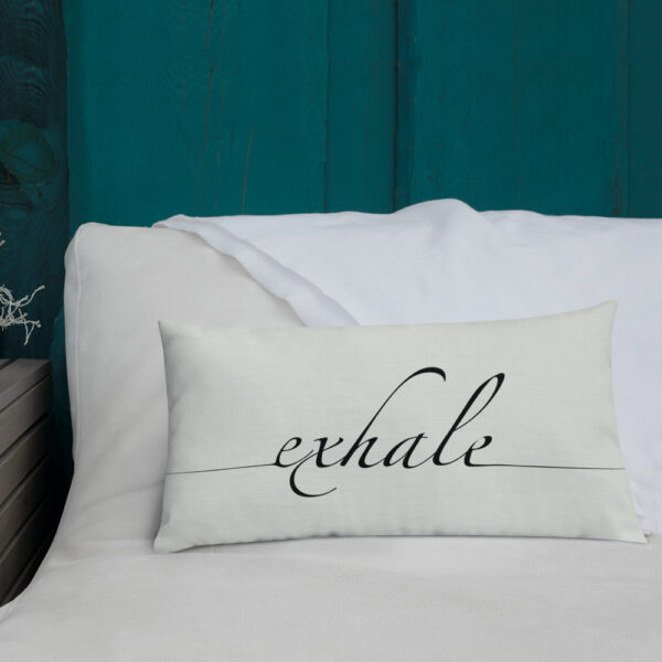 Premium Exhale Decorative Pillow - Image 4