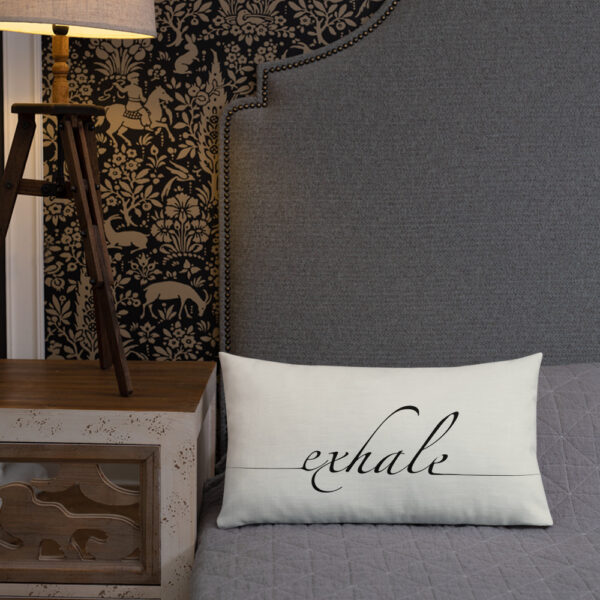 Premium Exhale Decorative Pillow - Image 2