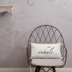 Premium Inhale Decorative Pillow