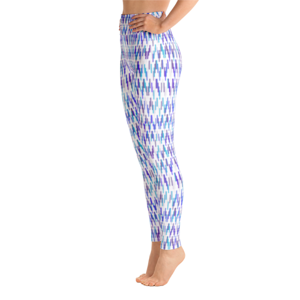 High Vibration Geometric Print Yoga Pants - Image 3