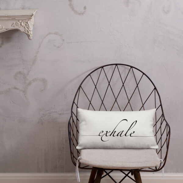 Premium Exhale Decorative Pillow