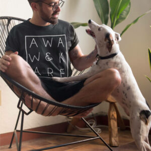 AwakeNAware.com-Awake-&-Aware-Man-Sitting-in-Acapulco-Chair-Wering-Magic-Square-TShirt