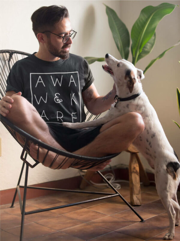 AwakeNAware.com-Awake-&-Aware-Man-Sitting-in-Acapulco-Chair-Wering-Magic-Square-TShirt