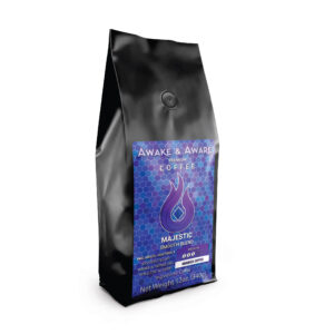 Awake-&-Aware-Majestic-(PNG,-Brazil,-Guatemala)-12oz-Blend-Coffee-Bag-With-Label-1