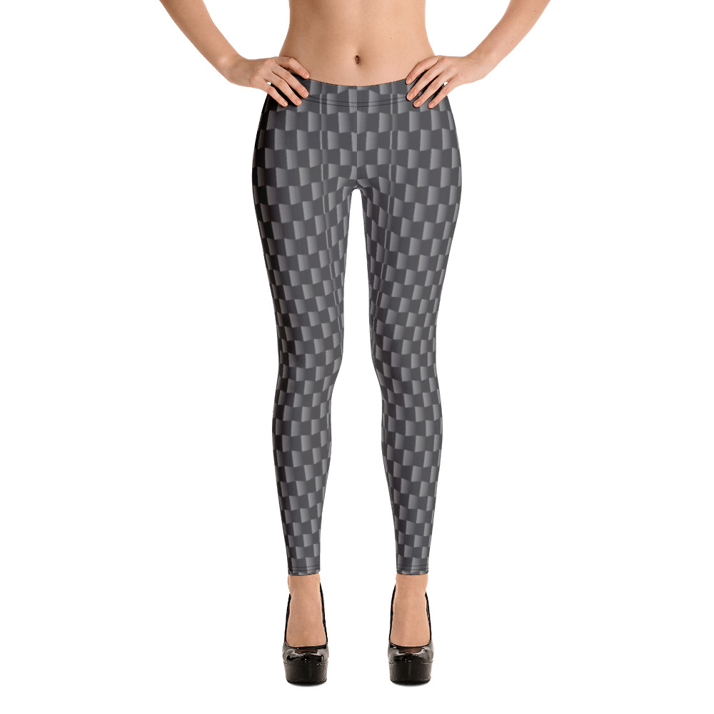 Carbon Fiber Print Leggings – Awake & Aware