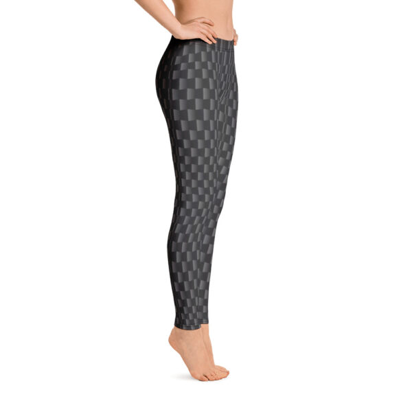 Carbon Fiber Print Leggings - Image 7