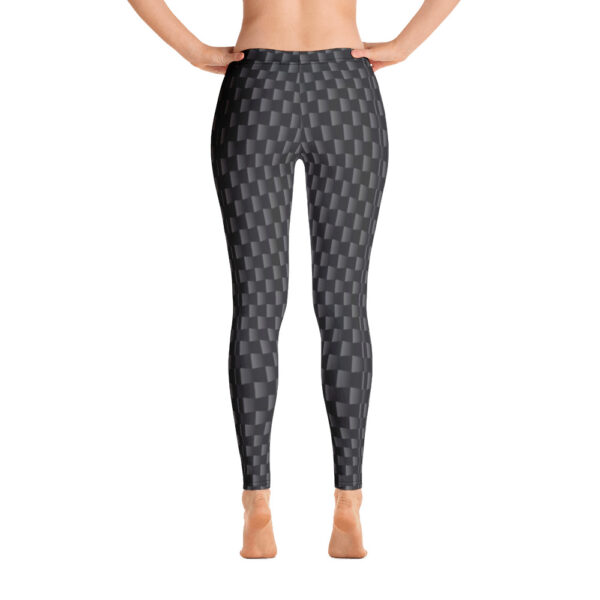 Carbon Fiber Print Leggings - Image 5