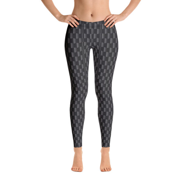 Carbon Fiber Print Leggings