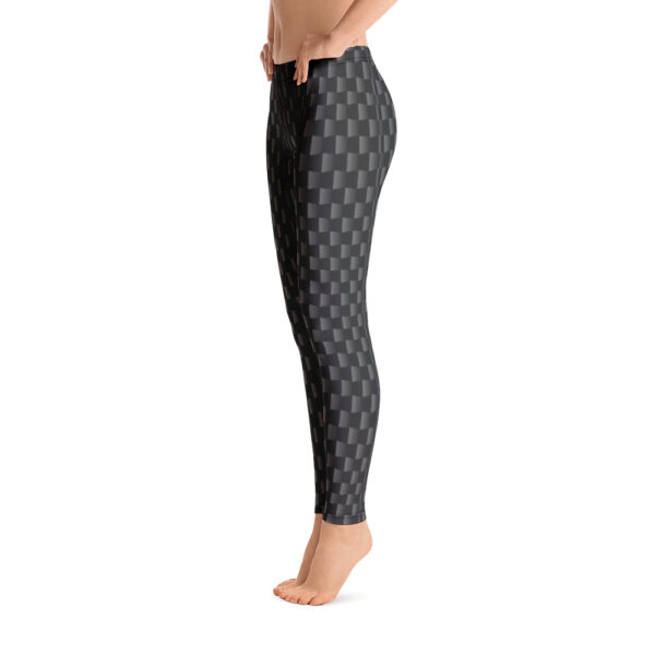 Carbon Fiber Print Leggings - Image 6