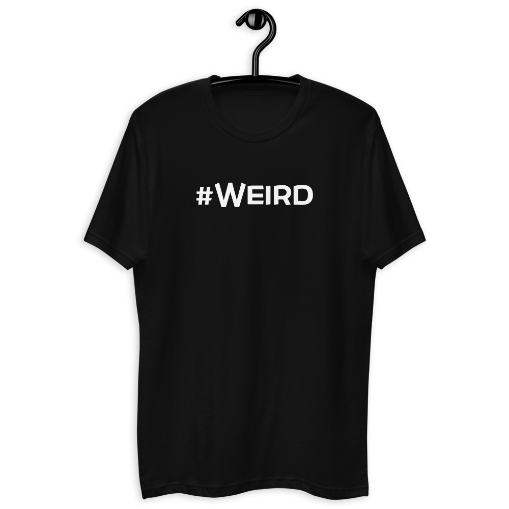 Awakenaware.com-Awake--Aware-Weird-Hashtag-Tee_mockup_Front_On-Hanger_Black