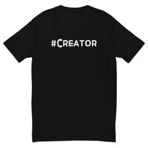 Awakenaware.com-AwakeAware-Hashtag-creator-Tee_mockup_Front_Flat_Black