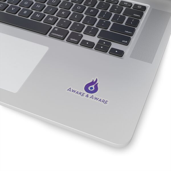 Awake & Aware Violet Flame Sticker - Image 4