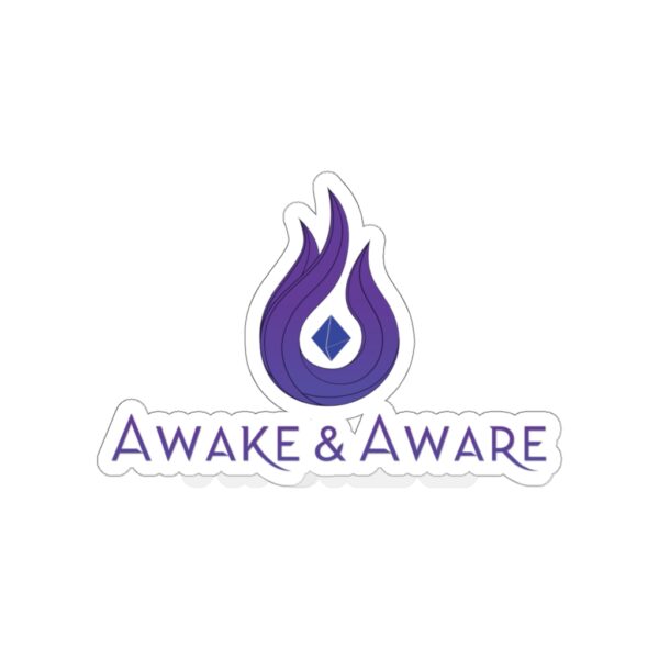 Awake & Aware Violet Flame Sticker - Image 5