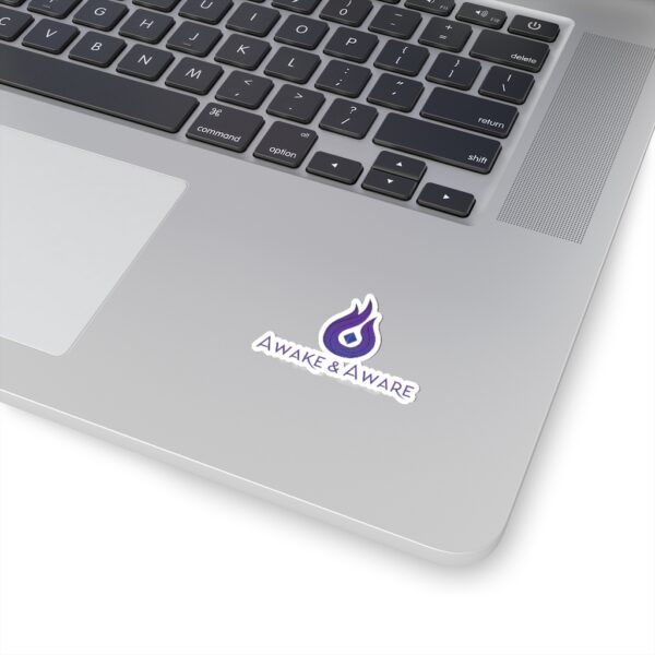 Awake & Aware Violet Flame Sticker - Image 6