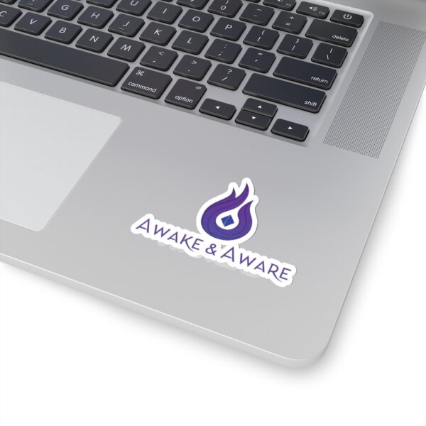 Awake & Aware Violet Flame Sticker - Image 8