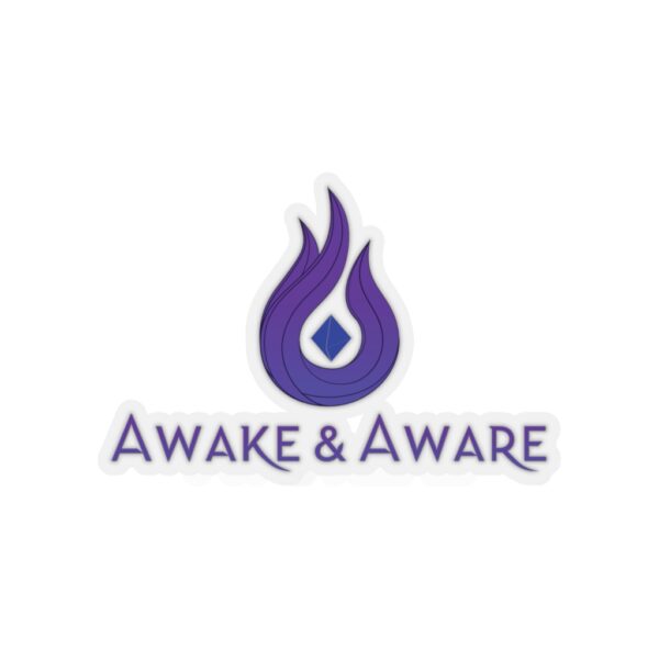 Awake & Aware Violet Flame Sticker - Image 9