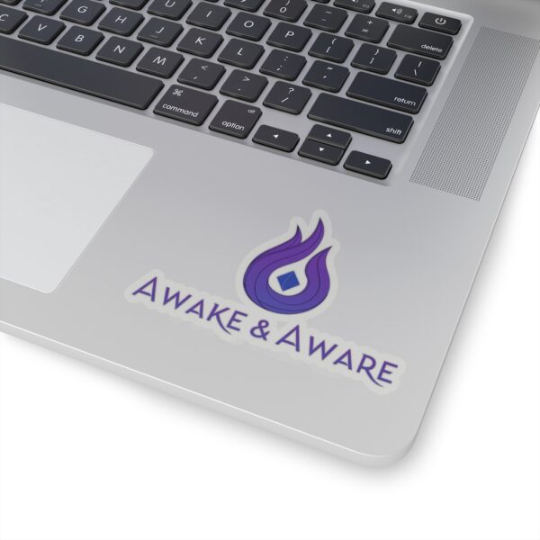 Awake & Aware Violet Flame Sticker - Image 10