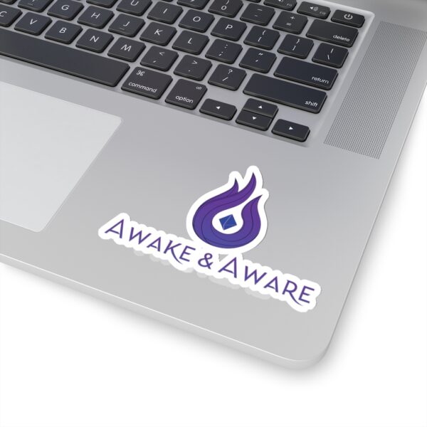 Awake & Aware Violet Flame Sticker - Image 12