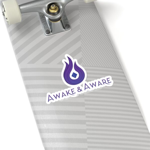Awake & Aware Violet Flame Sticker - Image 16