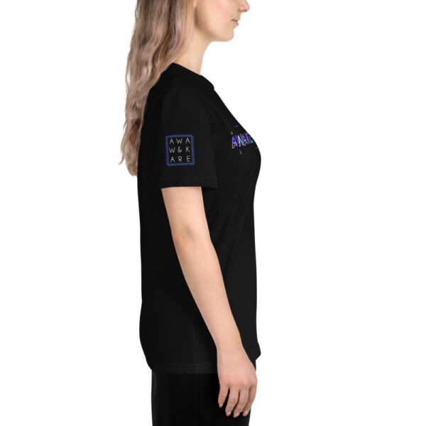 AwakeNAware.com Awake & Aware Multidimensional Tee Female Model Right