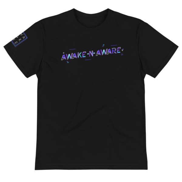 AwakeNAware.com Awake & Aware Multidimensional Tee Front Wrinkled