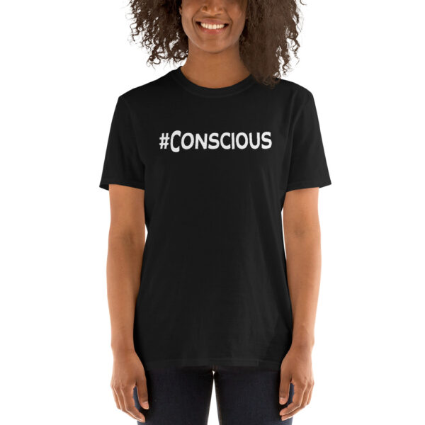 Awakenaware.com-AwakeAware-Hashtag-Conscious-Tee_mockup_Front_Black