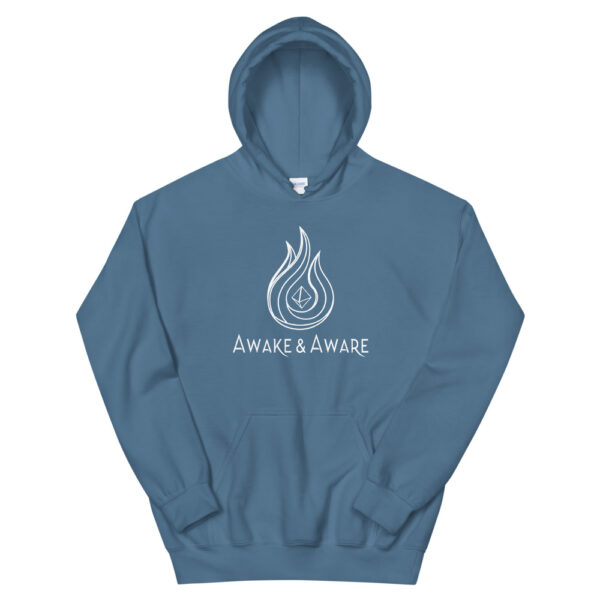 AwakenAware.com-Awake--Aware-Unisex-Hoodie_mockup_Front-Indigo-Blue