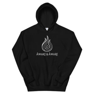 AwakeNAware.com-Awake-&-Aware-Unisex-Hoodie-Black