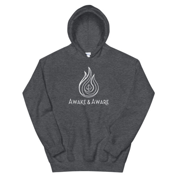 AwakenAware.com-Awake--Aware-Unisex-Hoodie_mockup_Front-Darkheather