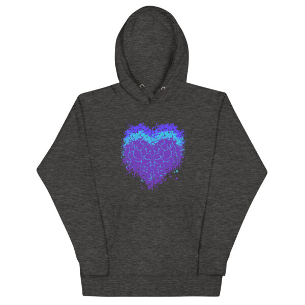 Awakenaware.com Awake & Aware Heart-Mind Aligned Hoodie-Charcoal