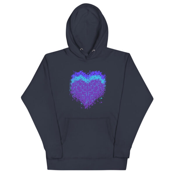 Awakenaware.com Awake & Aware Heart-Mind Aligned Hoodie-Blue