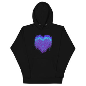 Awakenaware.com Awake & Aware Heart-Mind Aligned Hoodie-Black