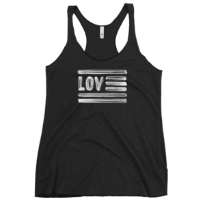 Love Flag Racerback Tank