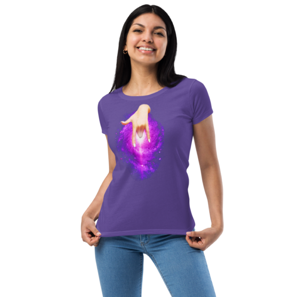 Awake-&-Aware-In-Touch-Women's-Fitted-Tee---Purple-Tee